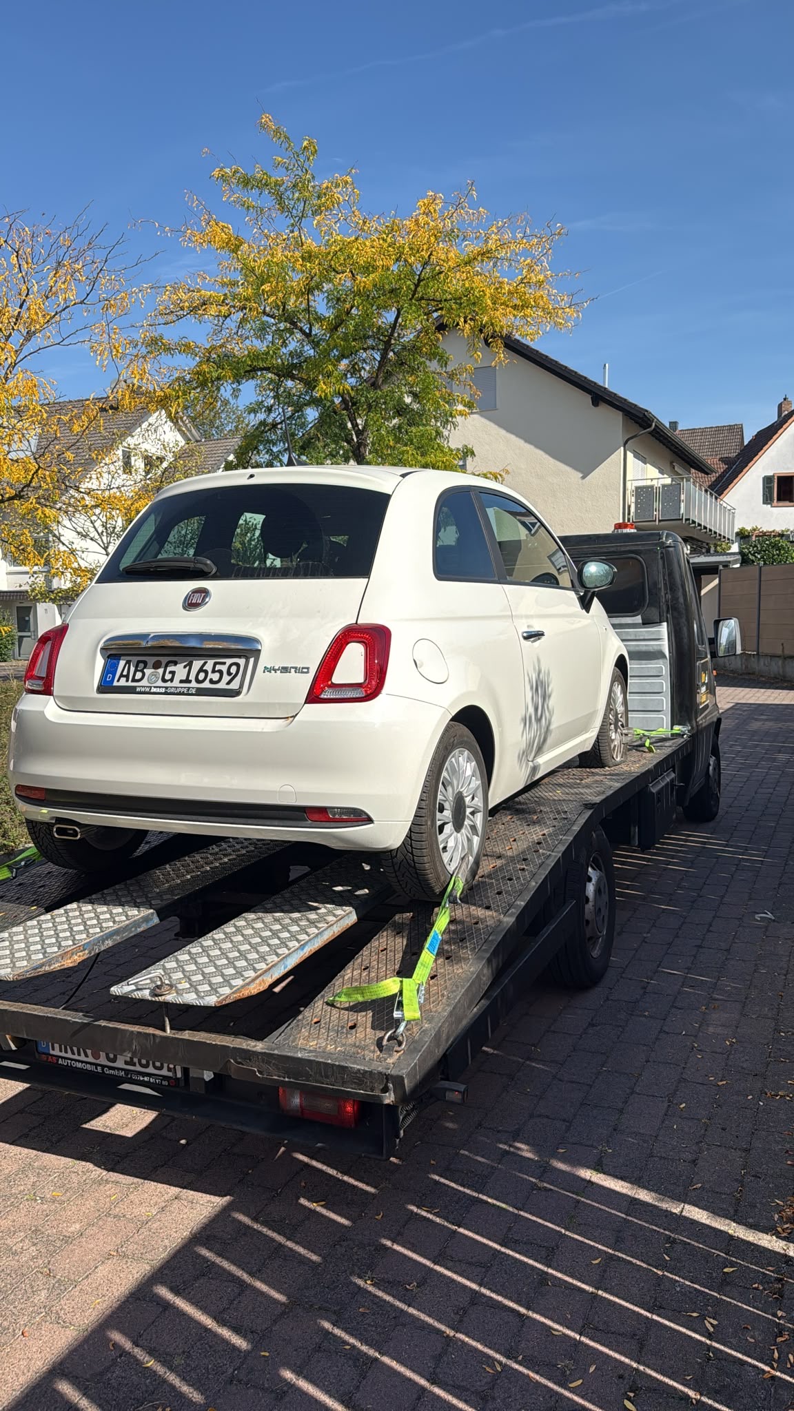 Grimm Abschleppdienst im Einsatz