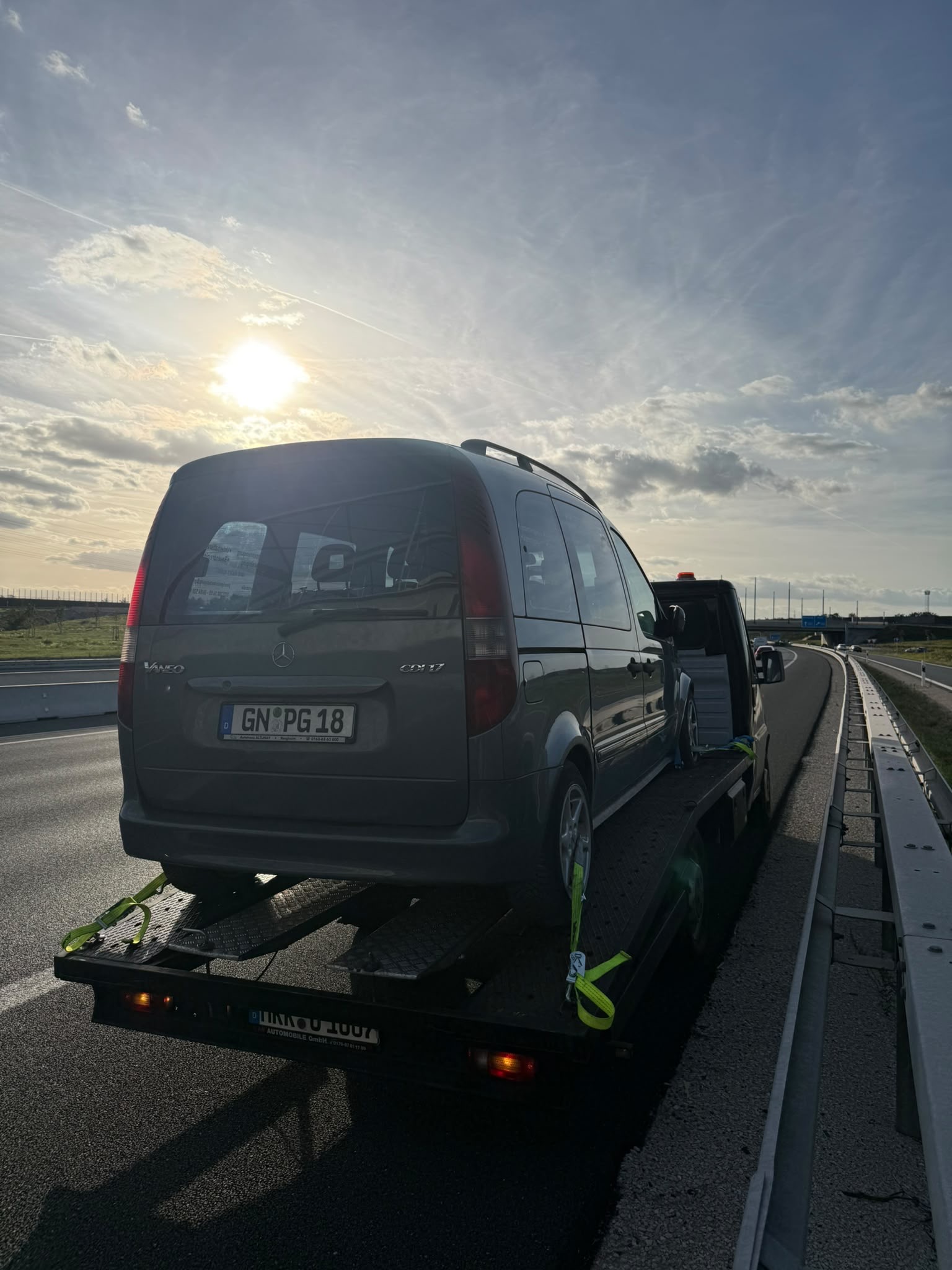 Grimm Abschleppdienst im Einsatz